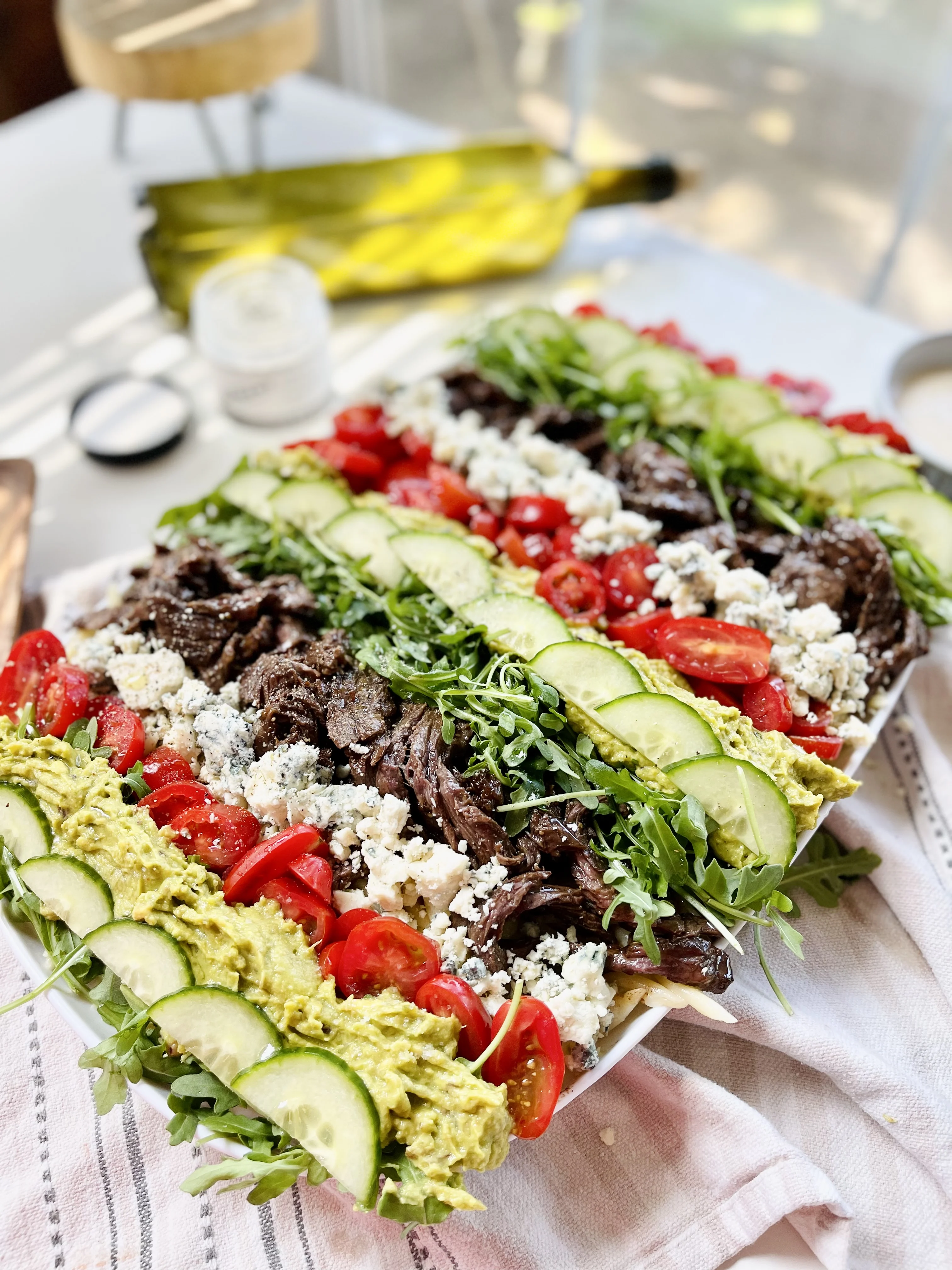 honey-mustard-skirt-steak-pasta-salad