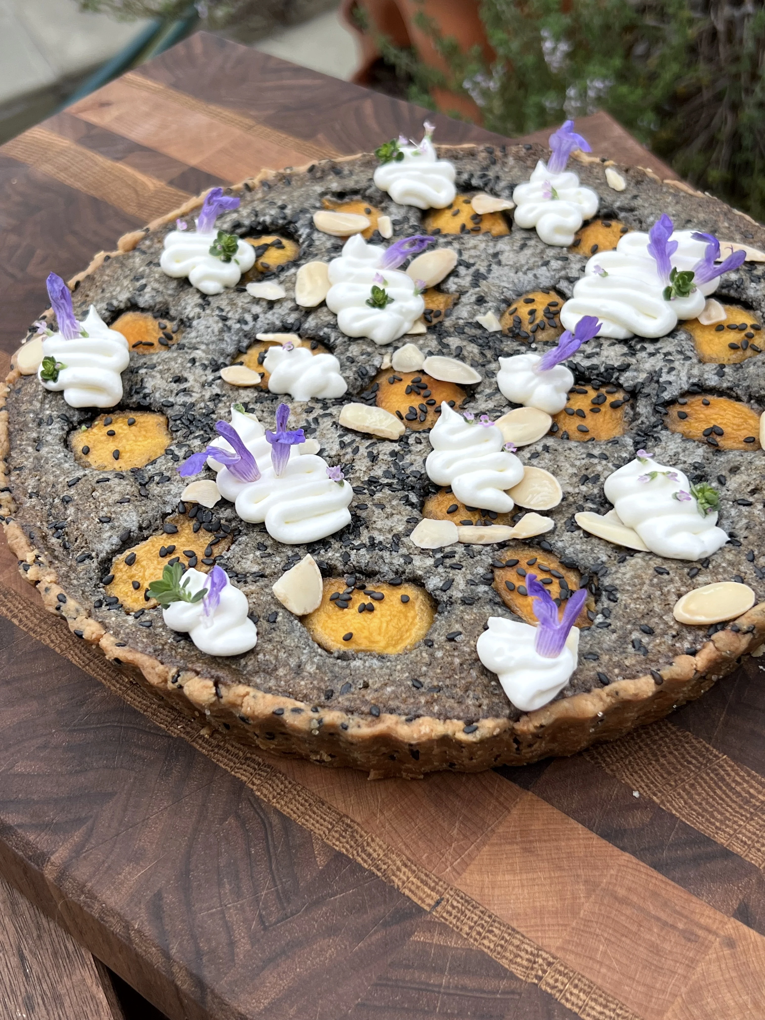 black-sesame-loquat-tart