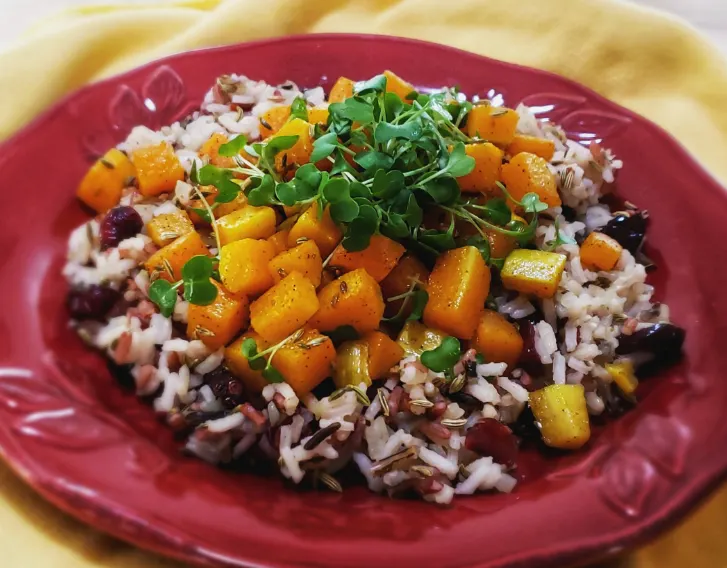 winter-squash-and-mixed-rice