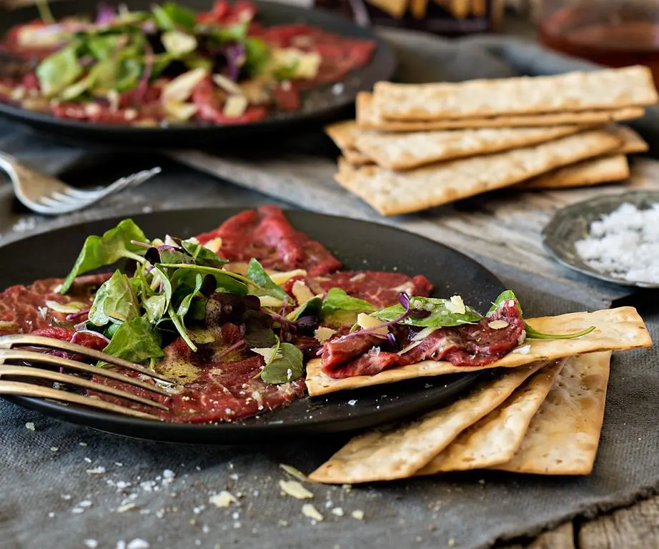 summer-beef-carpaccio-with-marinated-microgreens