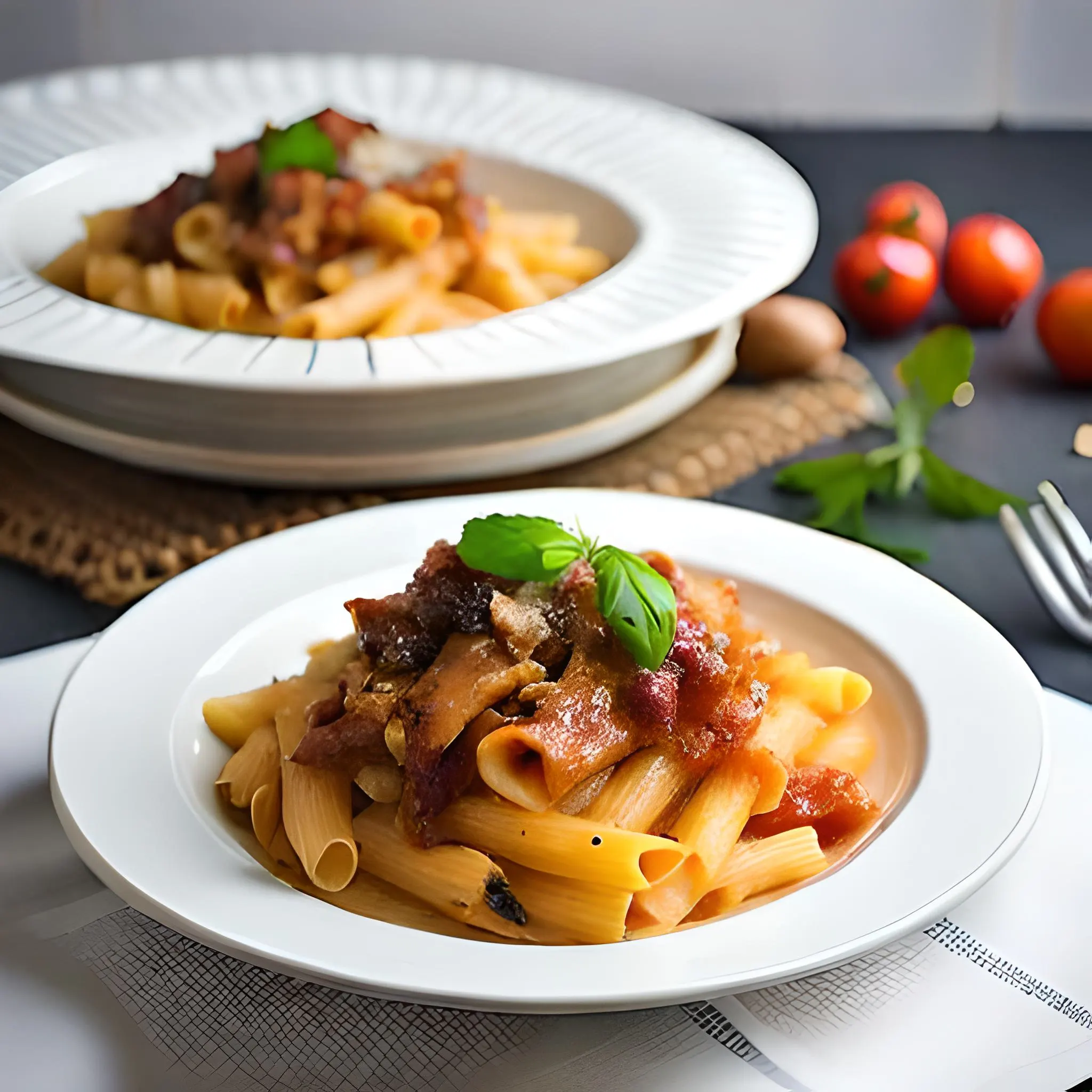 penne-ai-funghi-misti-con-salsa-di-vino-rosso