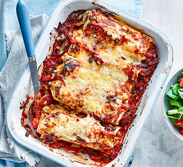 chicken-and-bean-enchiladas
