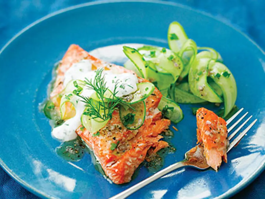 salmon-with-cucumber-chili-salad