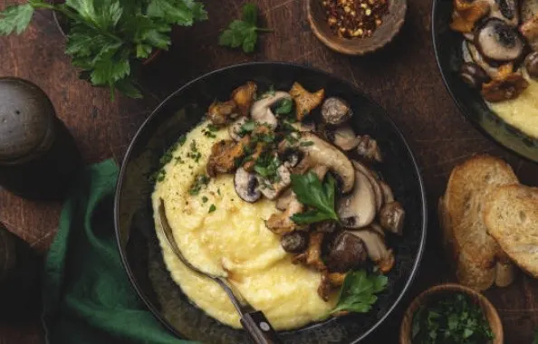 polenta-aux-champignons