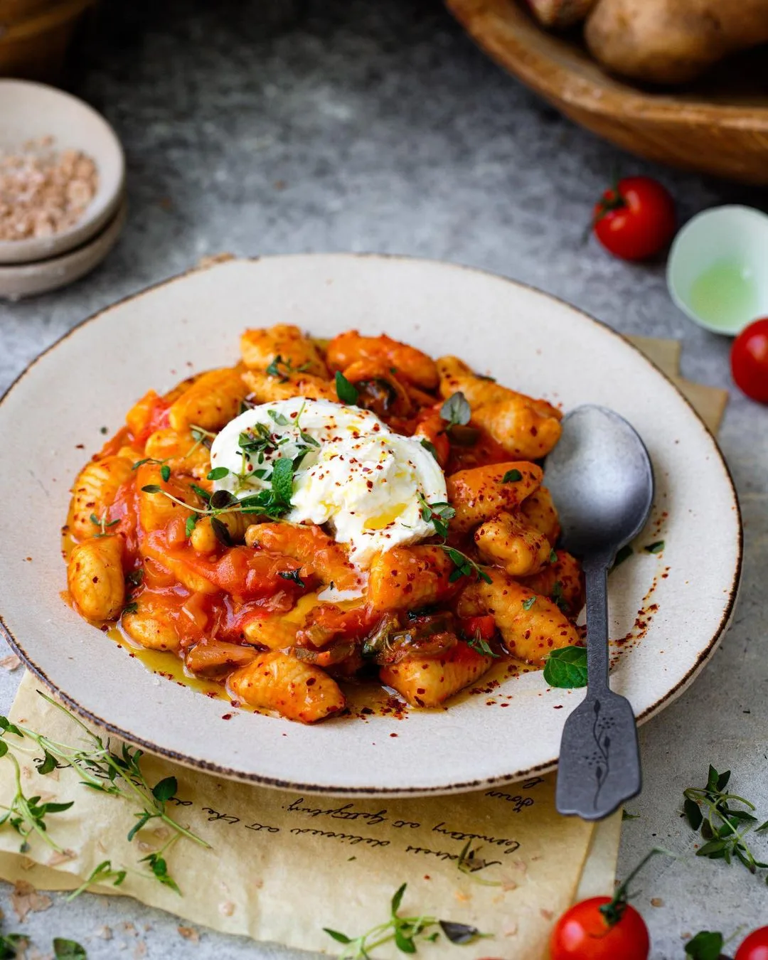 gnocchi-with-spicy-tomato-sauce