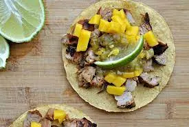tangy-pork-and-mango-tostada