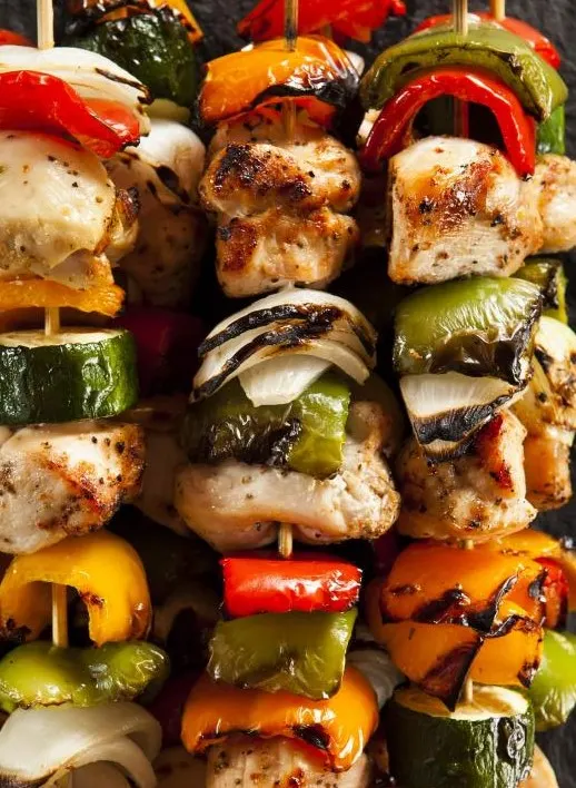 grilled-chicken-and-vegetable-skewers