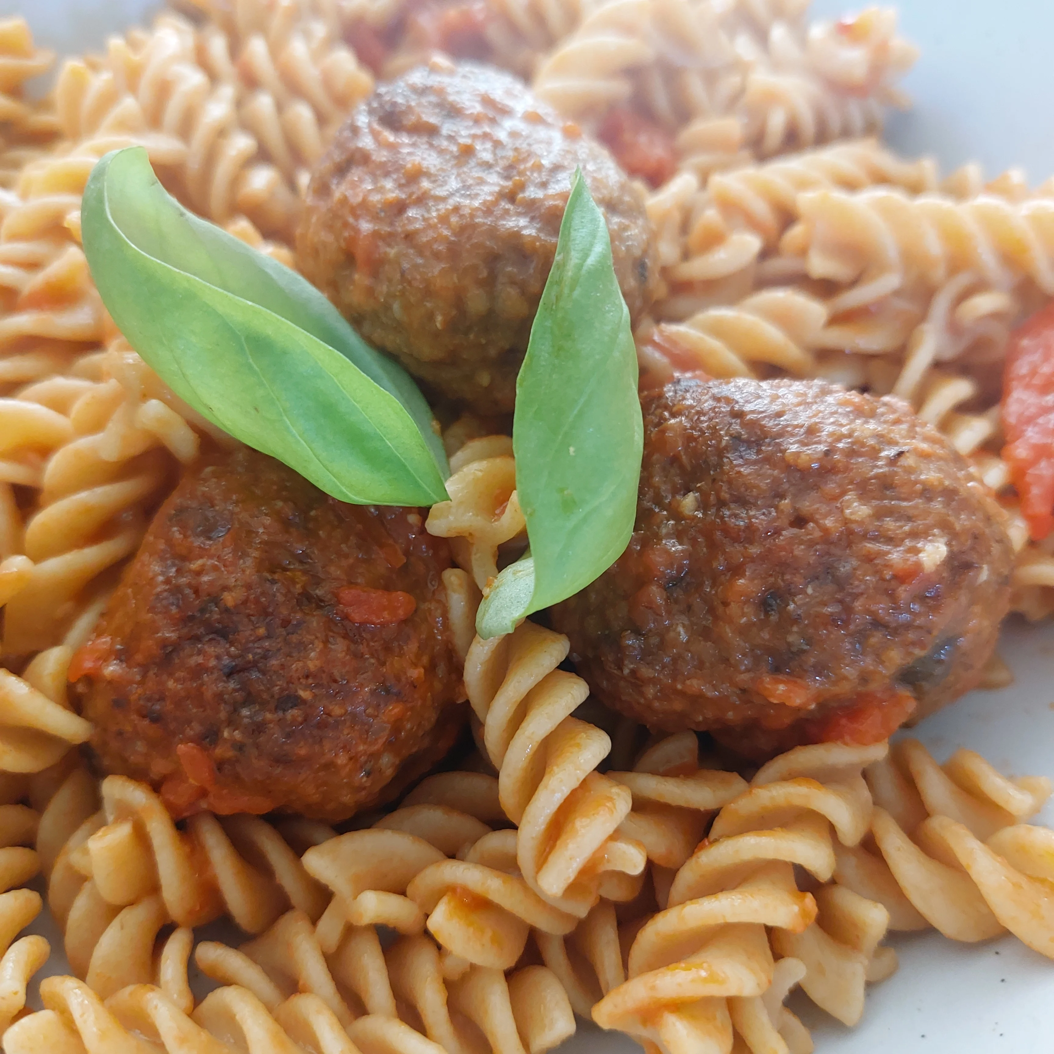 baked-vegan-'meatballs'