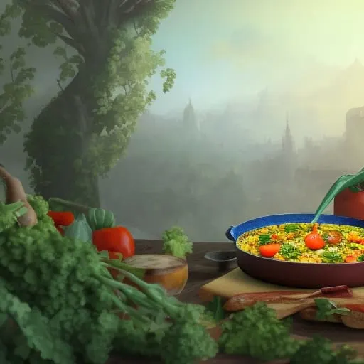 sustainable-chicken-and-vegetable-paella