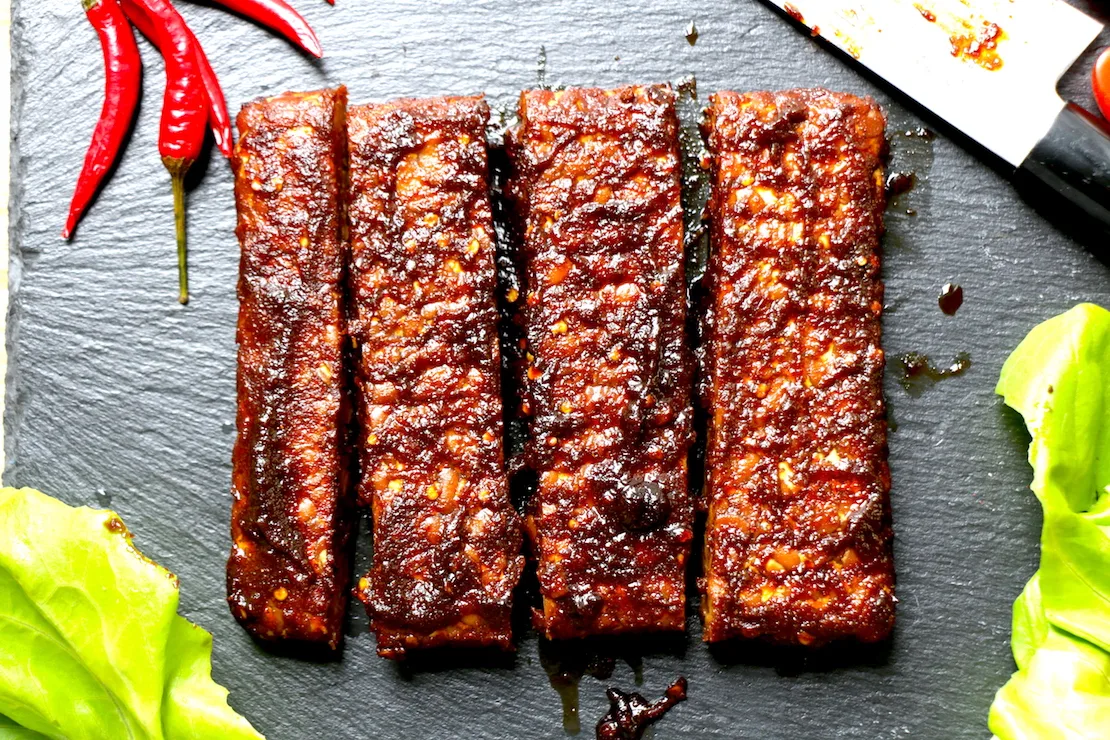 tempeh-facon-ribs