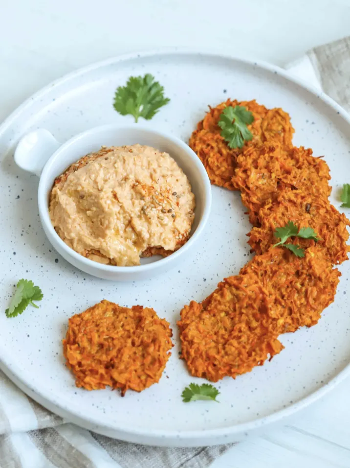 baked-carrot-fritters