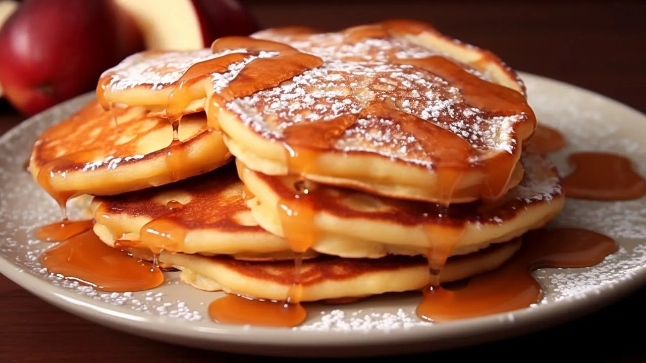 tortitas-americanas-de-yogur-y-manzana-pancakes