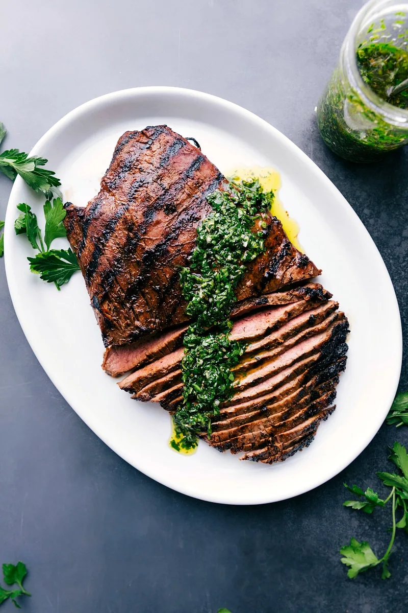 flank-steak-with-chimichurri-sauce
