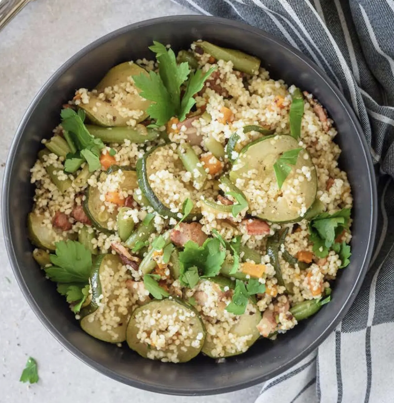 courgette-and-bacon-couscous