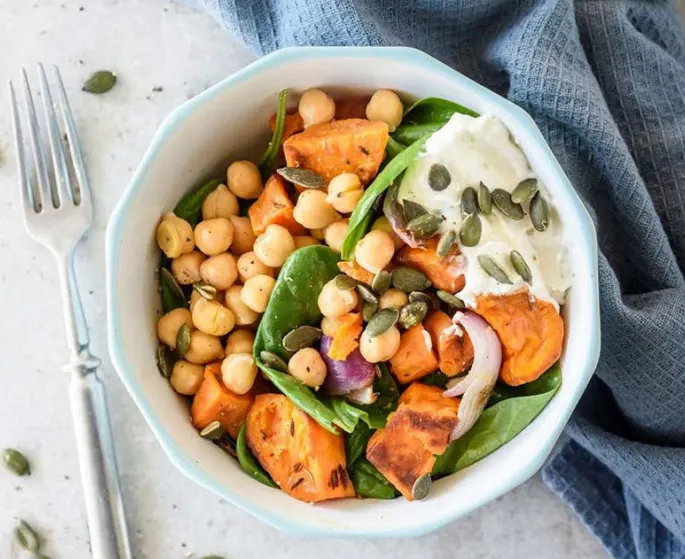 chickpea-and-sweet-potato-salad