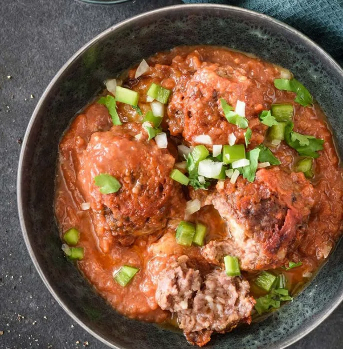 cheese-stuffed-mexican-meatballs-with-coriander-salsa