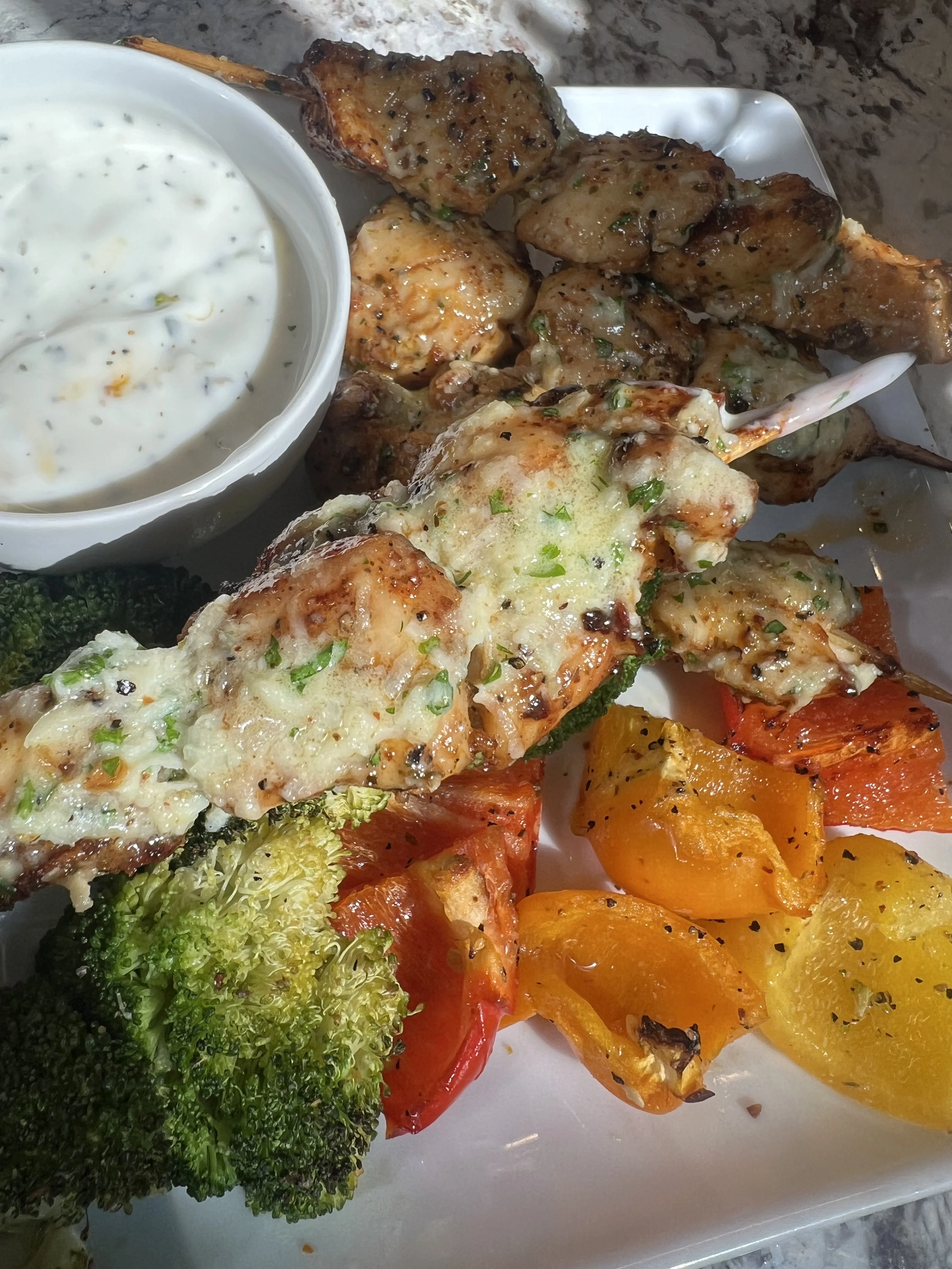 garlic-parmesan-chicken-skewers