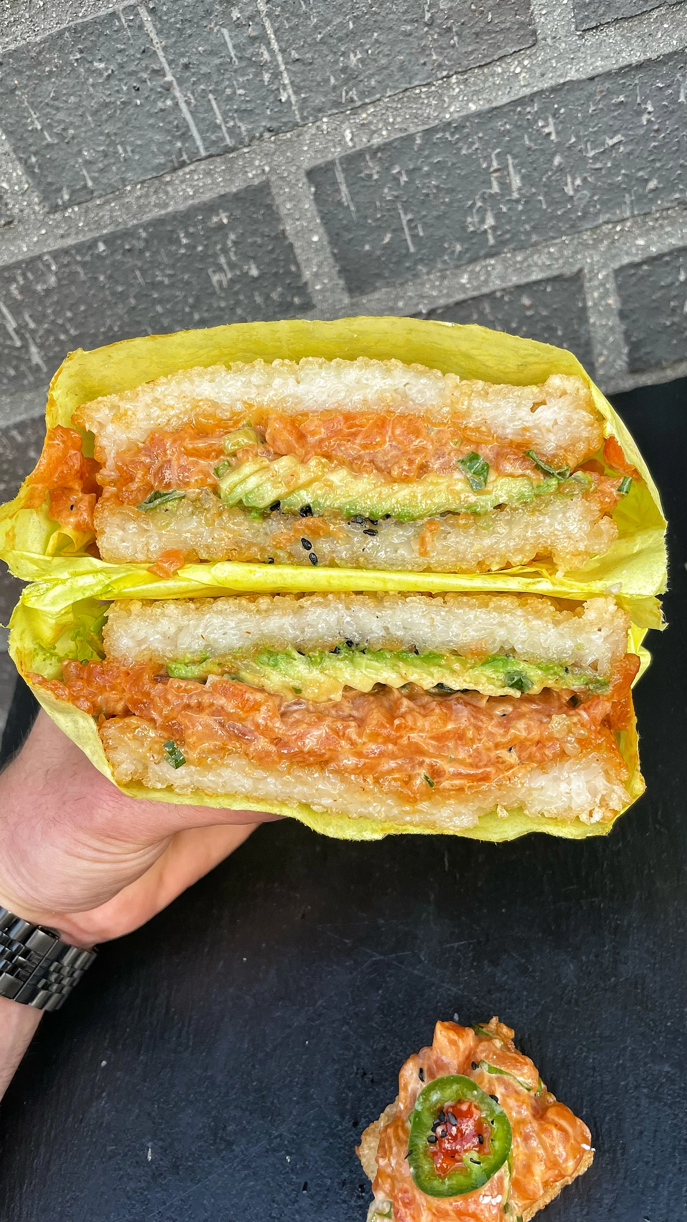 crispy-rice-salmon-sandwich