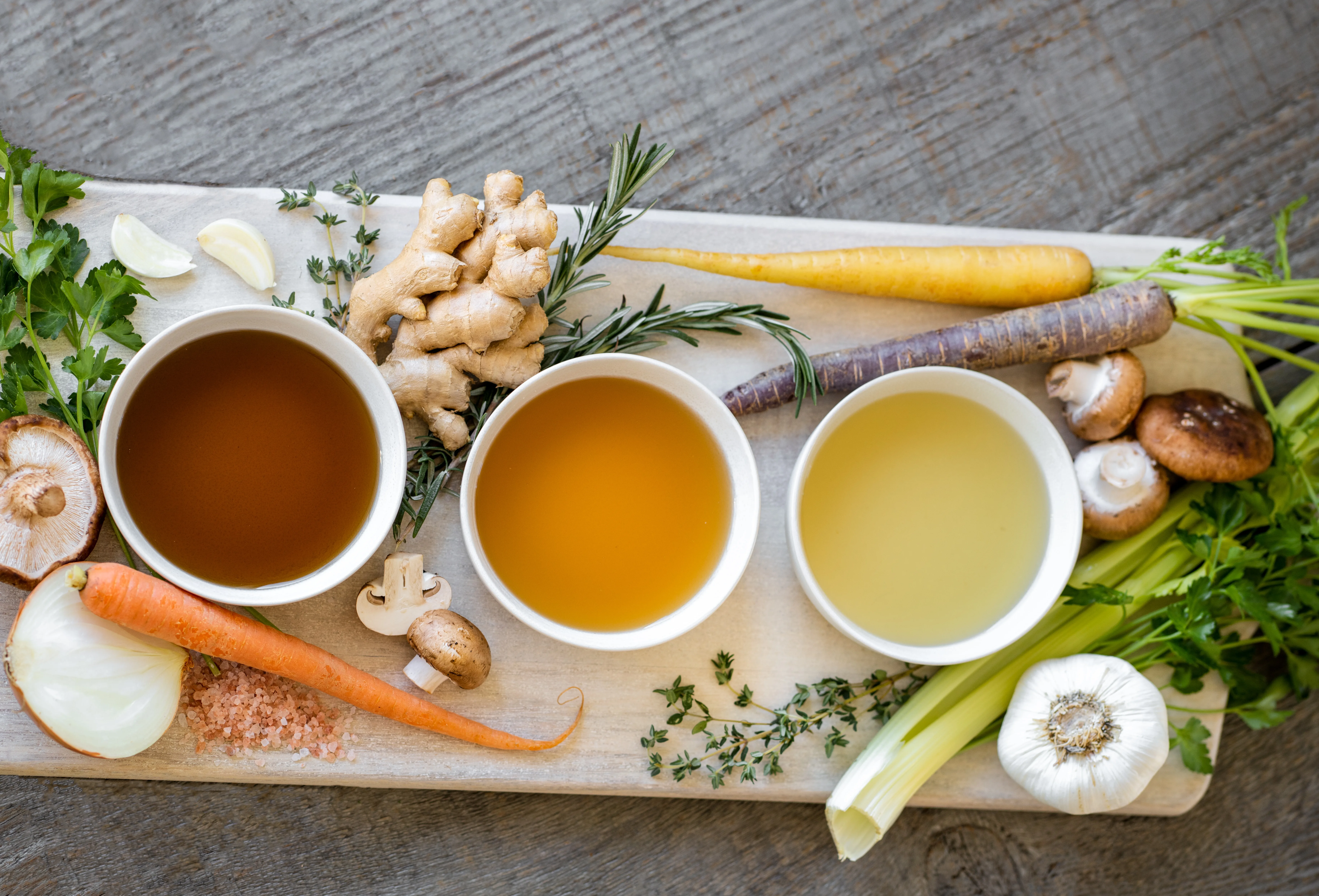 garlic-broth