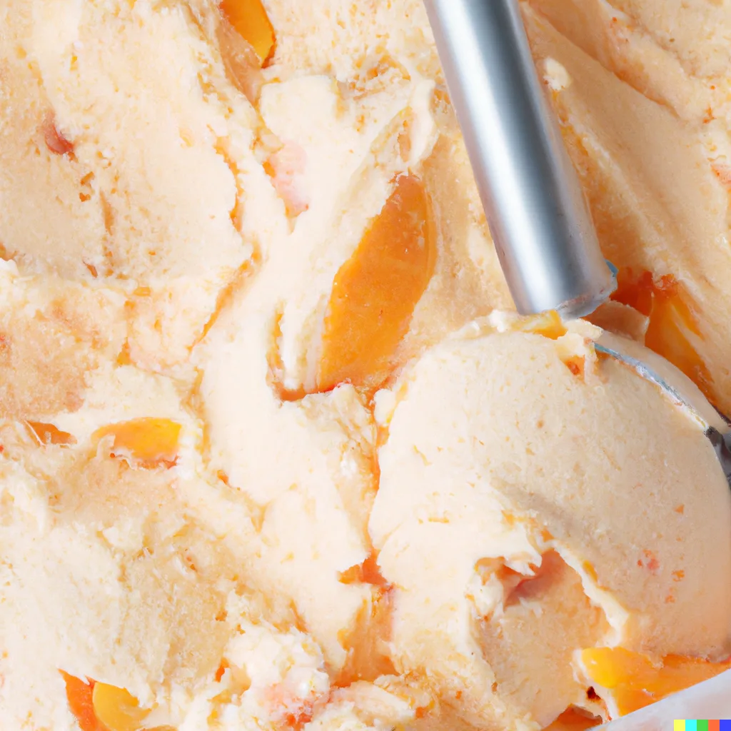 peach-perfection:-farm-fresh-homemade-peach-ice-cream