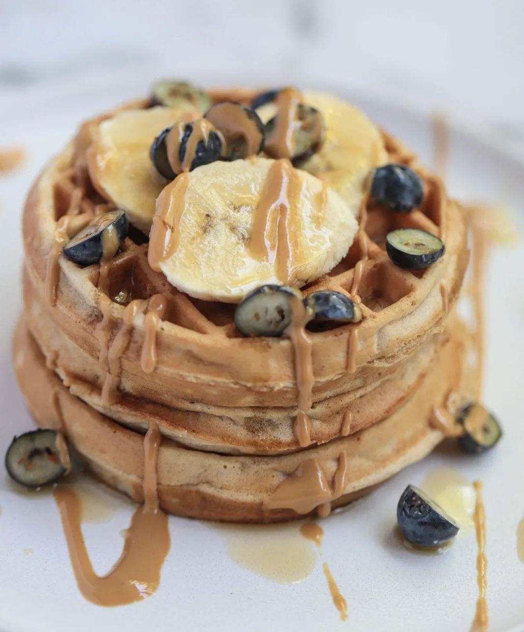 peanut-butter-and-banana-waffles