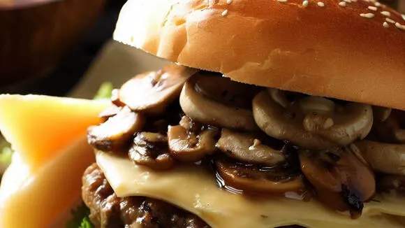 swiss-mushroom-burger