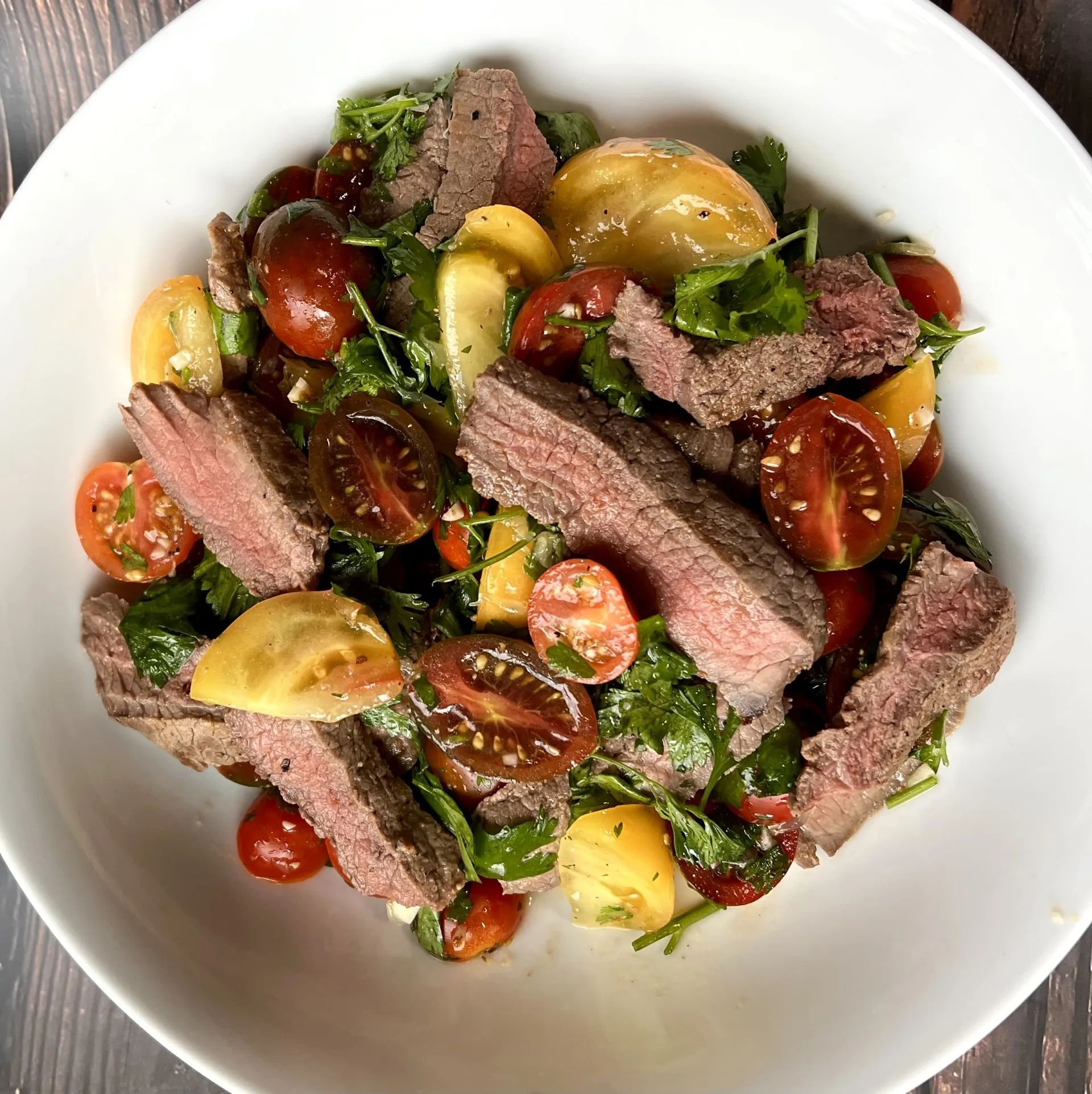 grilled-moose-steak-and-tomato-salad