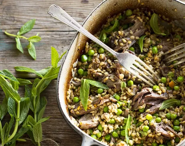 lamb-shanks-with-barley-garden-peas-and-mint
