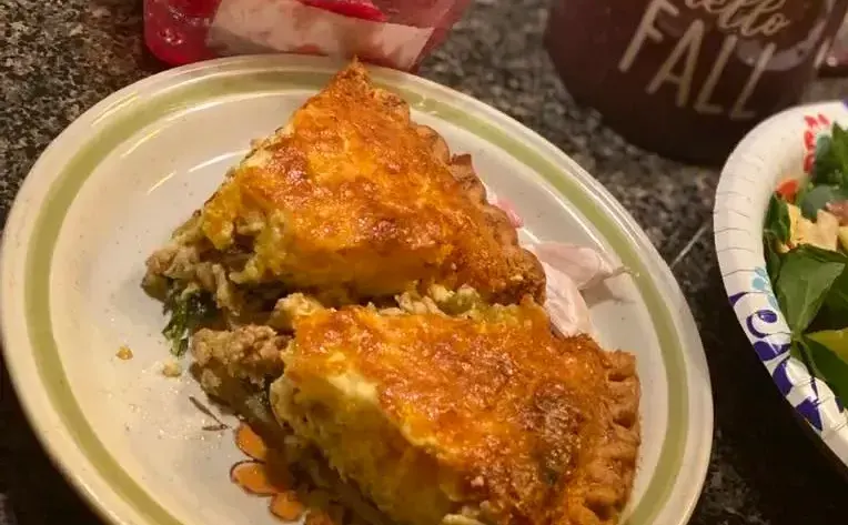 chicken-mushroom-and-spinach-quiche