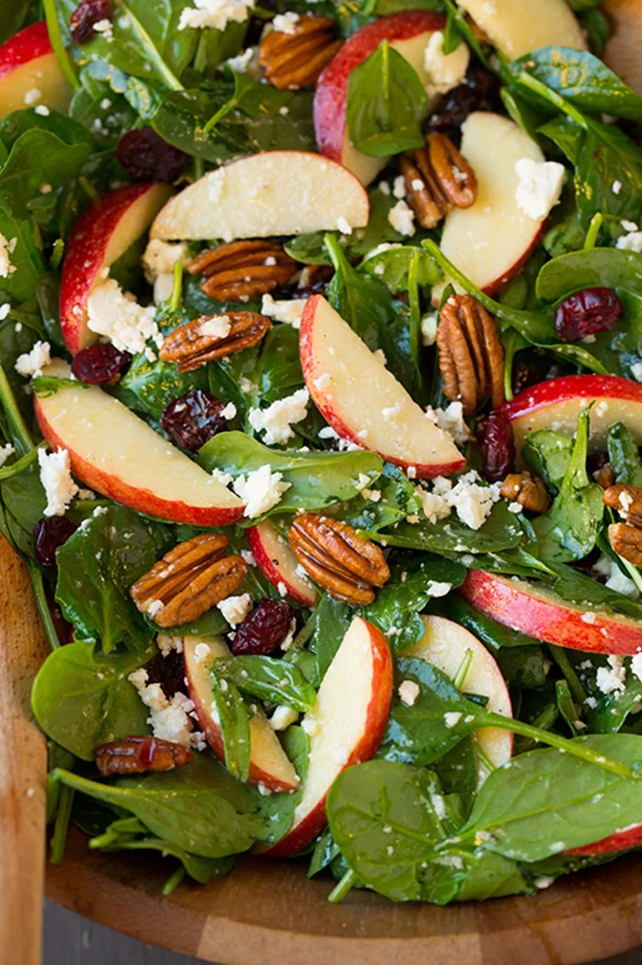 apple-pecan-feta-spinach-salad