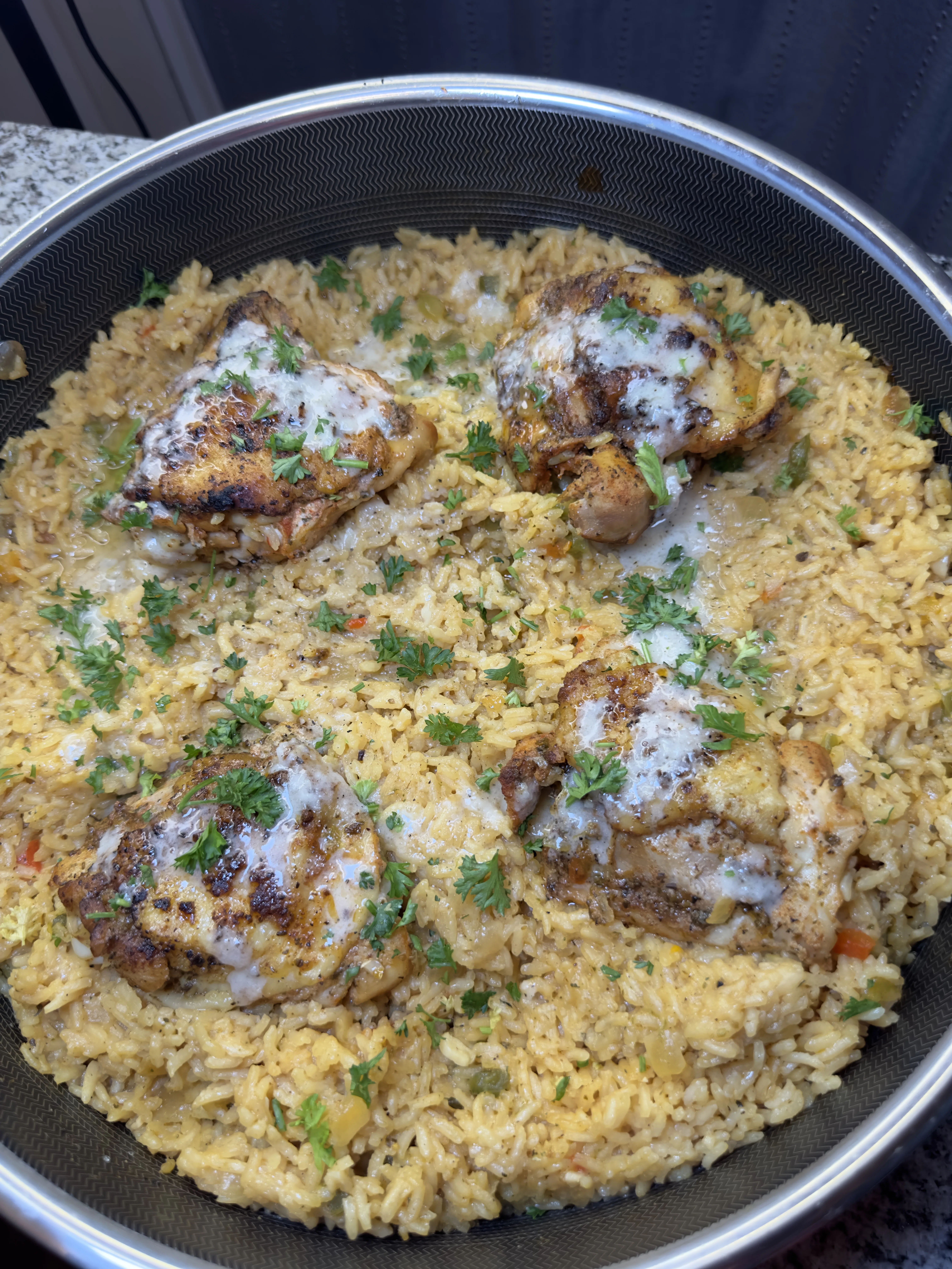 one-pan-chicken-and-rice-wlemon-garlic-butter-sauce