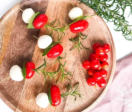 caprese-canapes