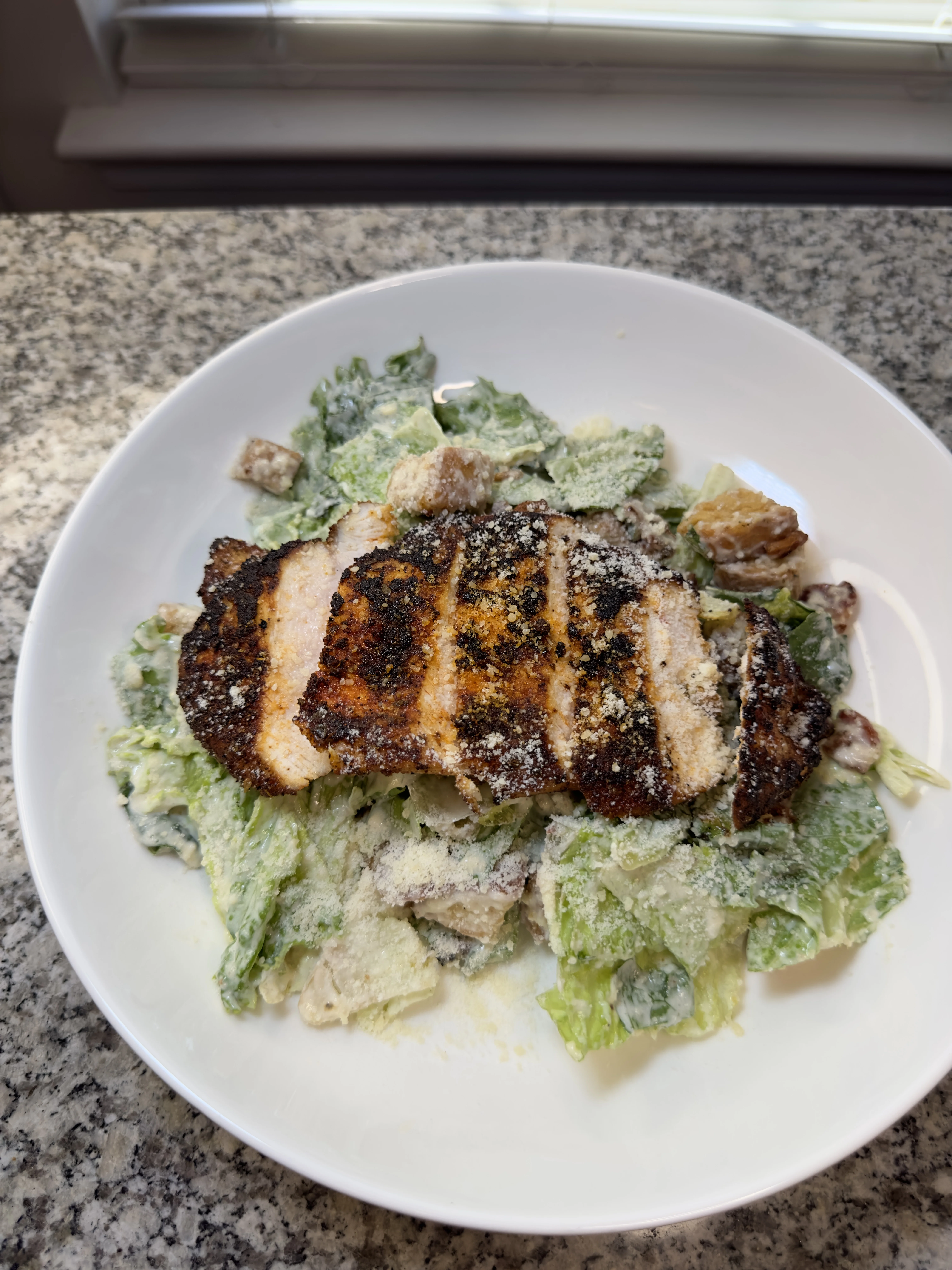 chicken-caesar-salad-and-homemade-caesar-dressing