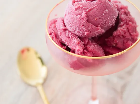rhubarb-and-raspberry-sorbet
