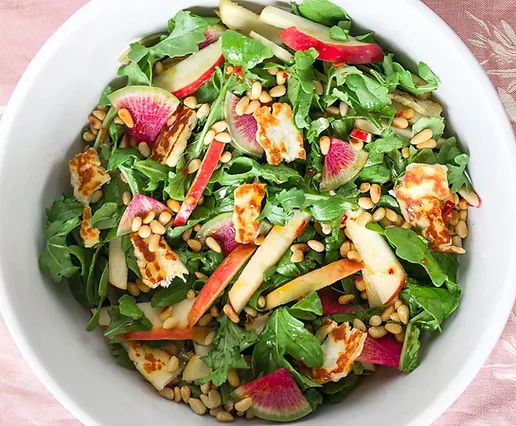 haloumi-apple-and-radish-salad