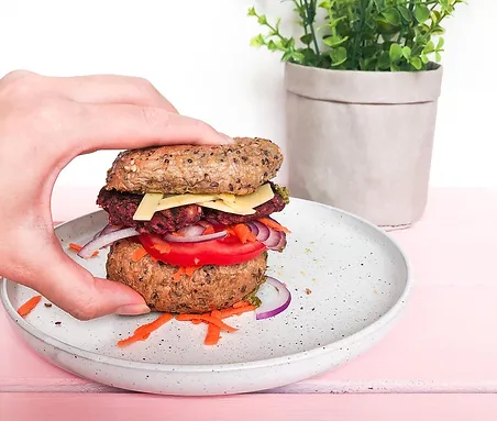 black-bean-beetroot-patties