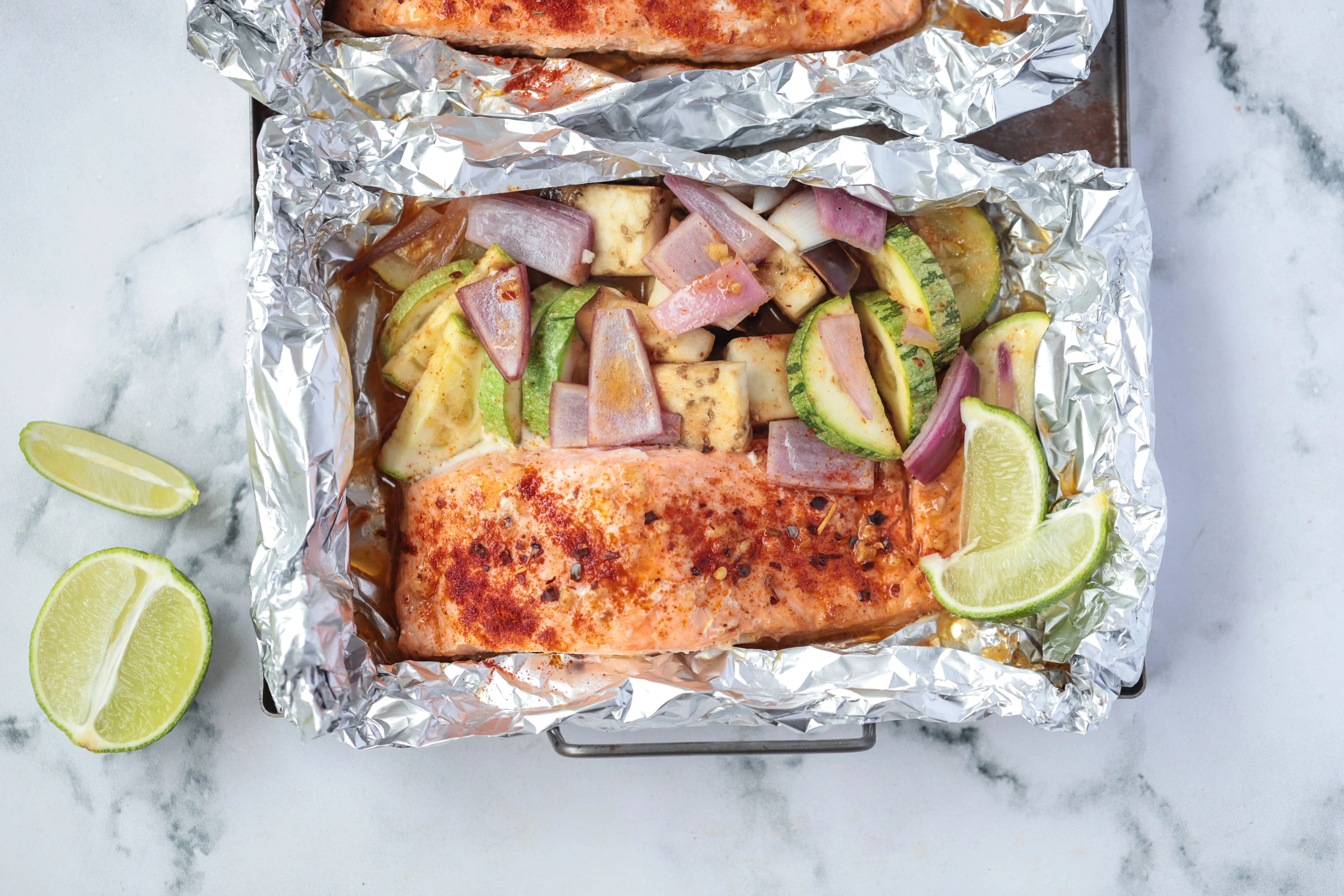 honey-and-chipotle-salmon-foil-packets