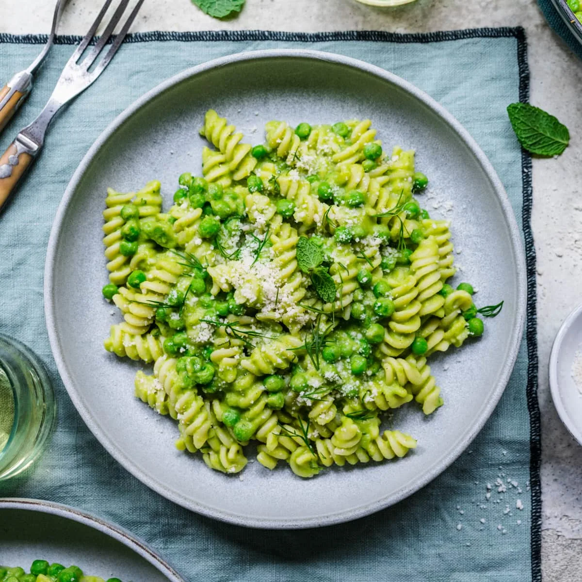 pasta-met-erwtensaus