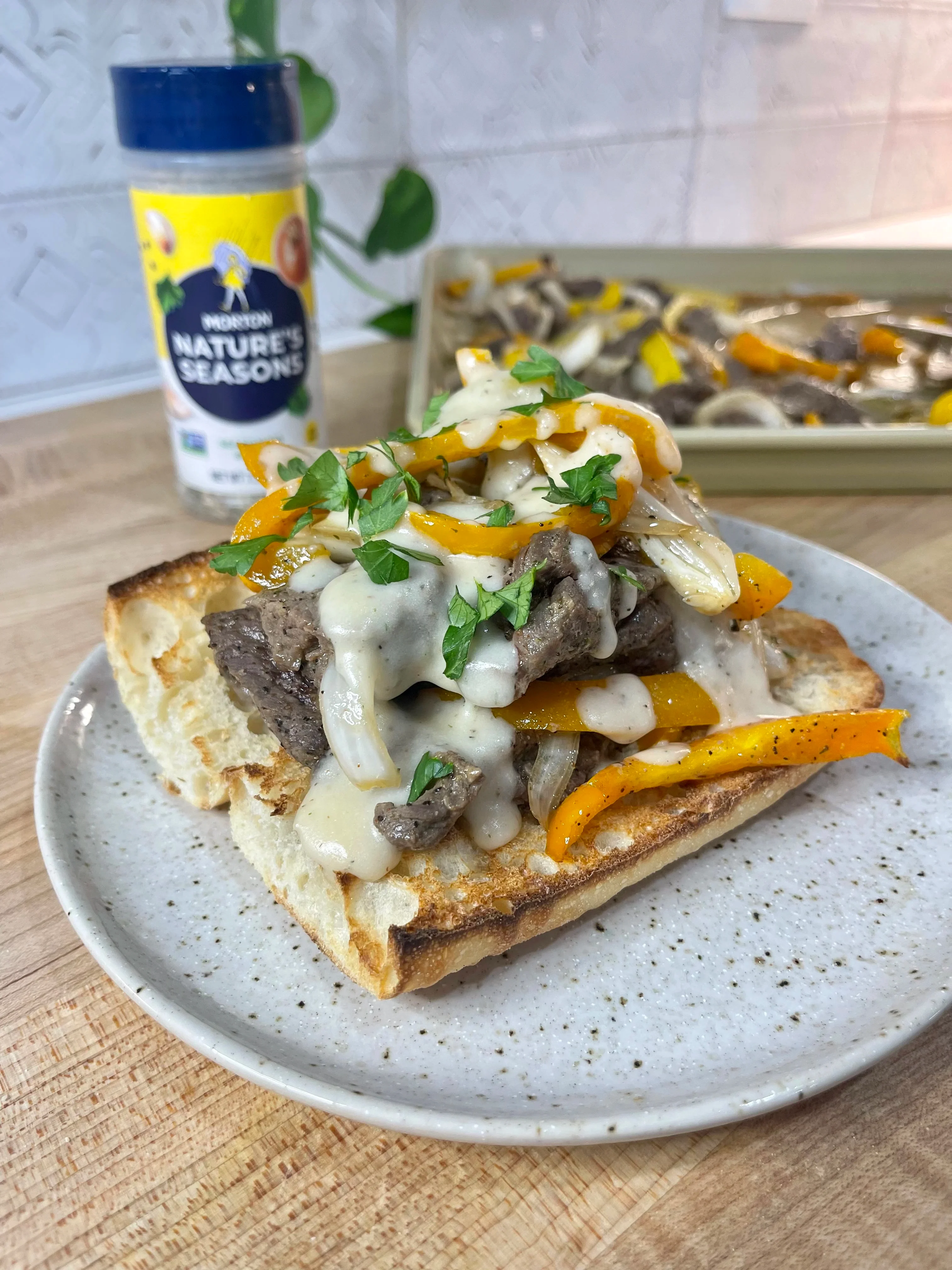sheet-pan-philly-cheesesteak