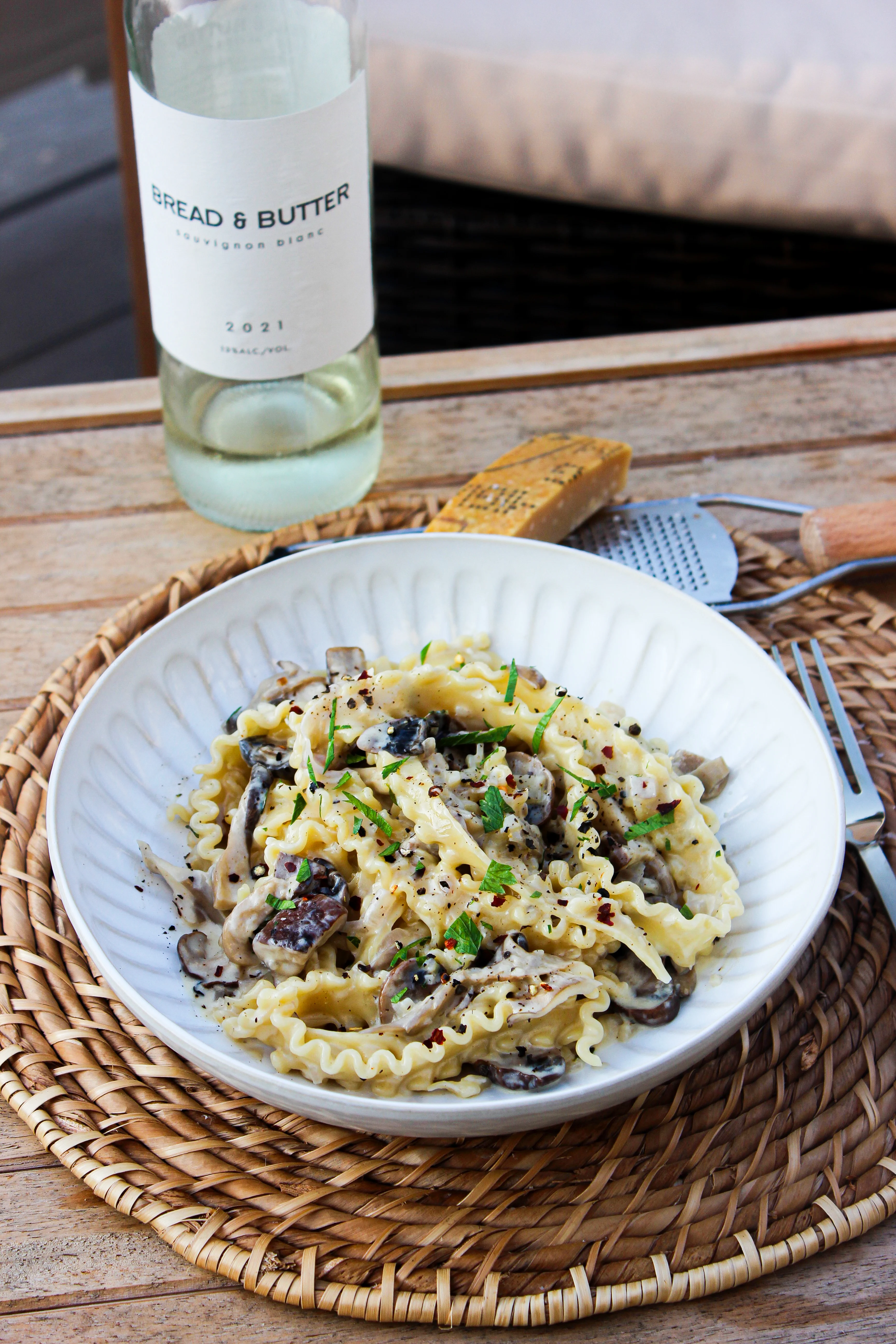 mushroom-alfredo