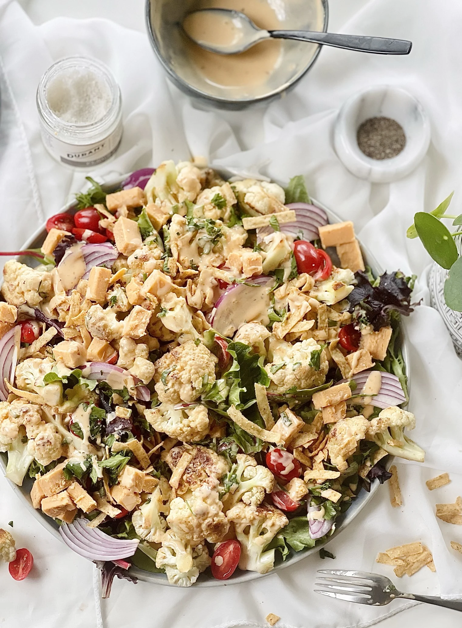 roasted-cauliflower-taco-salad