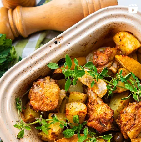 frango-assado-no-forno-com-batatas