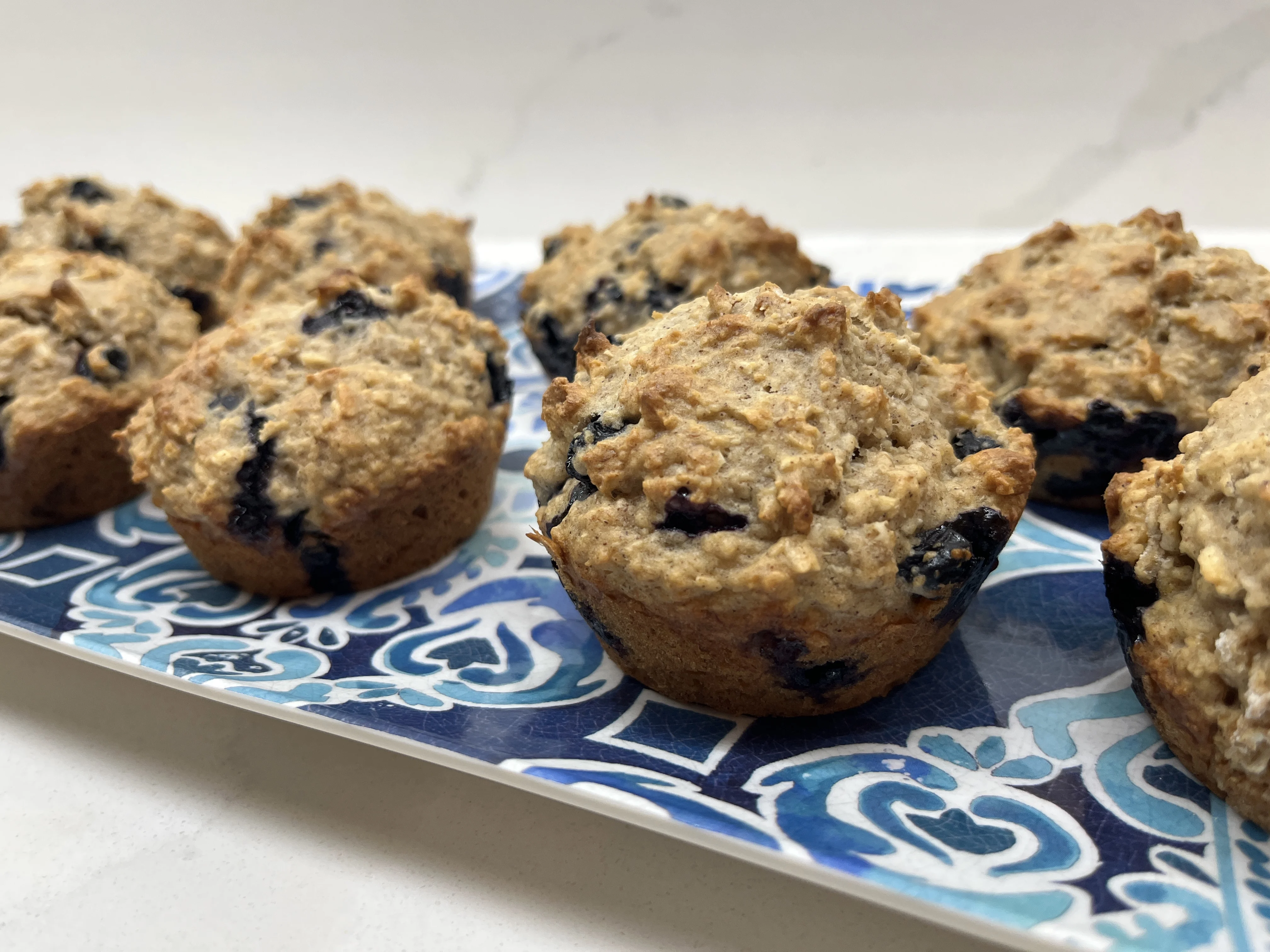 banana-blueberry-oat-muffins