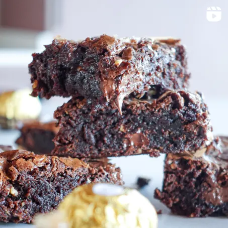 brownie-de-ferrero-rocher