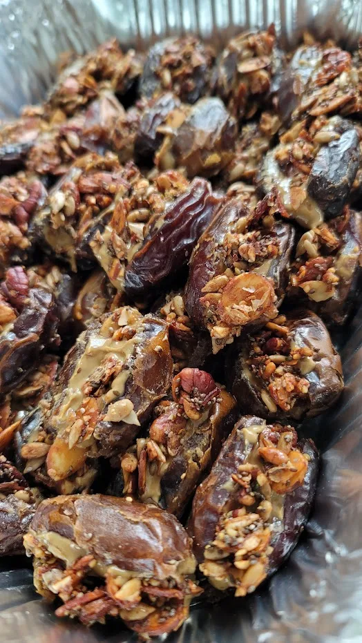 snickers-inspired-stuffed-dates