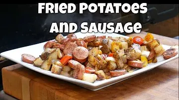fried-potatoes-and-sausage