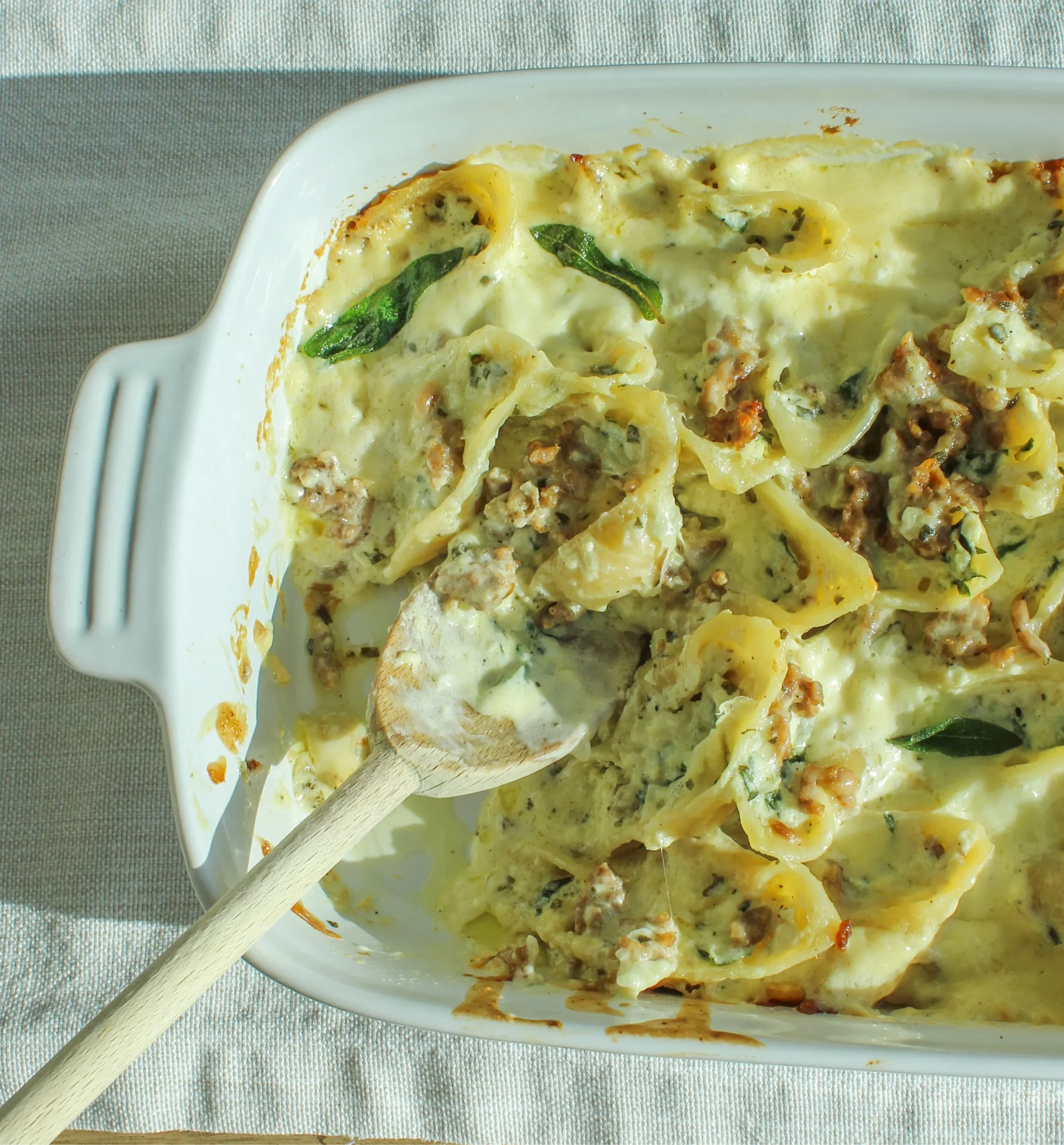sage-sausage-stuffed-shells