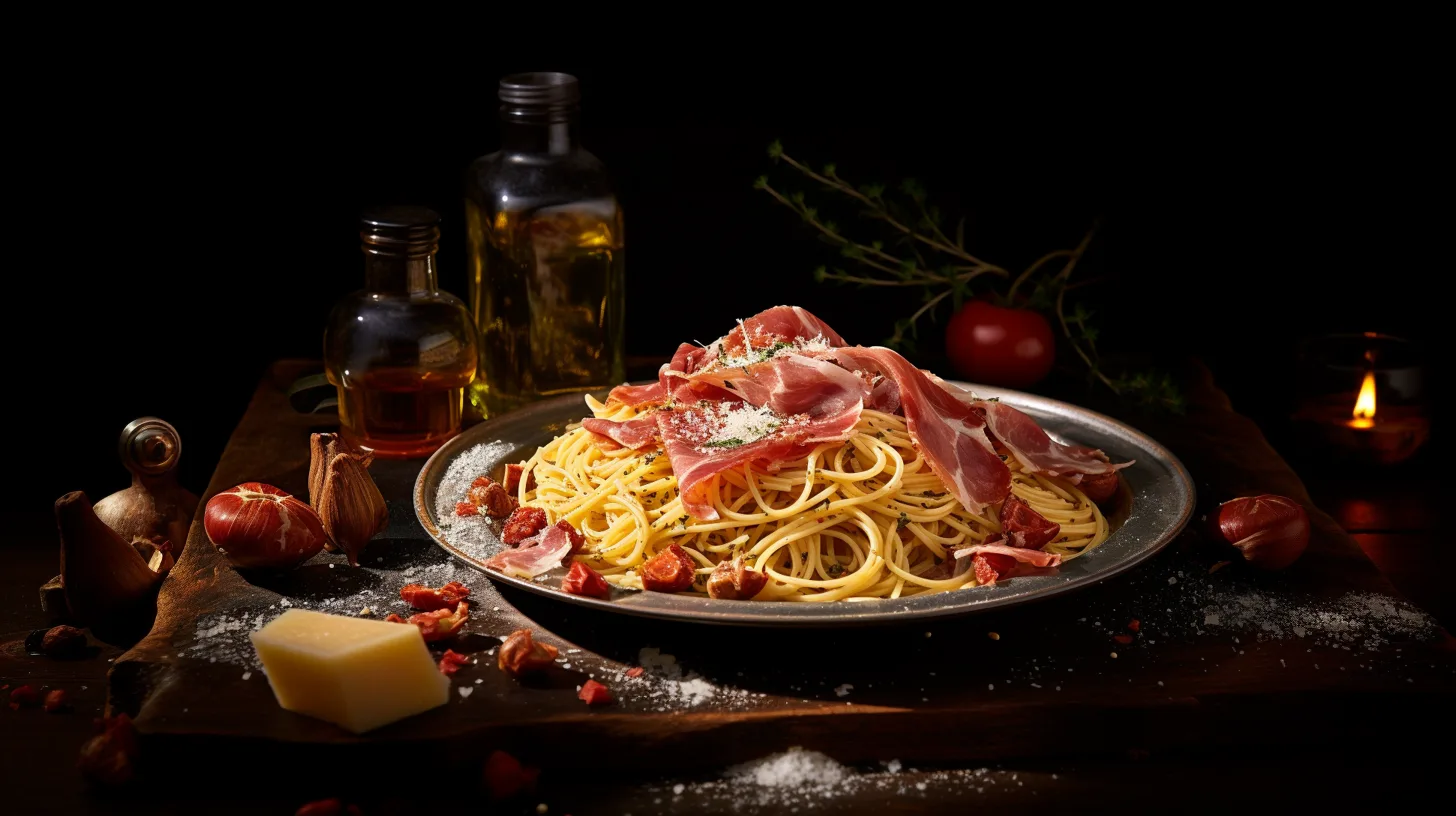 italian-delicacies-pasta-al'olio