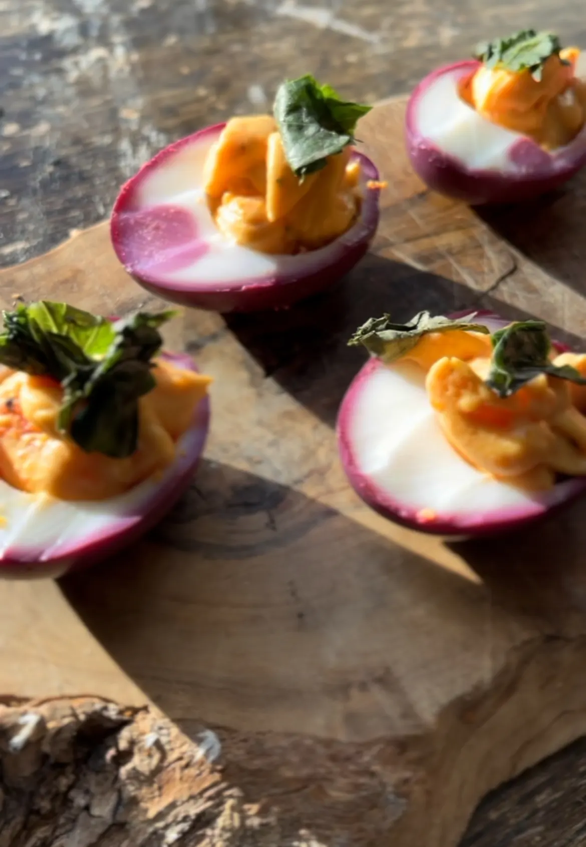 let's-make-pink-devilled-eggs