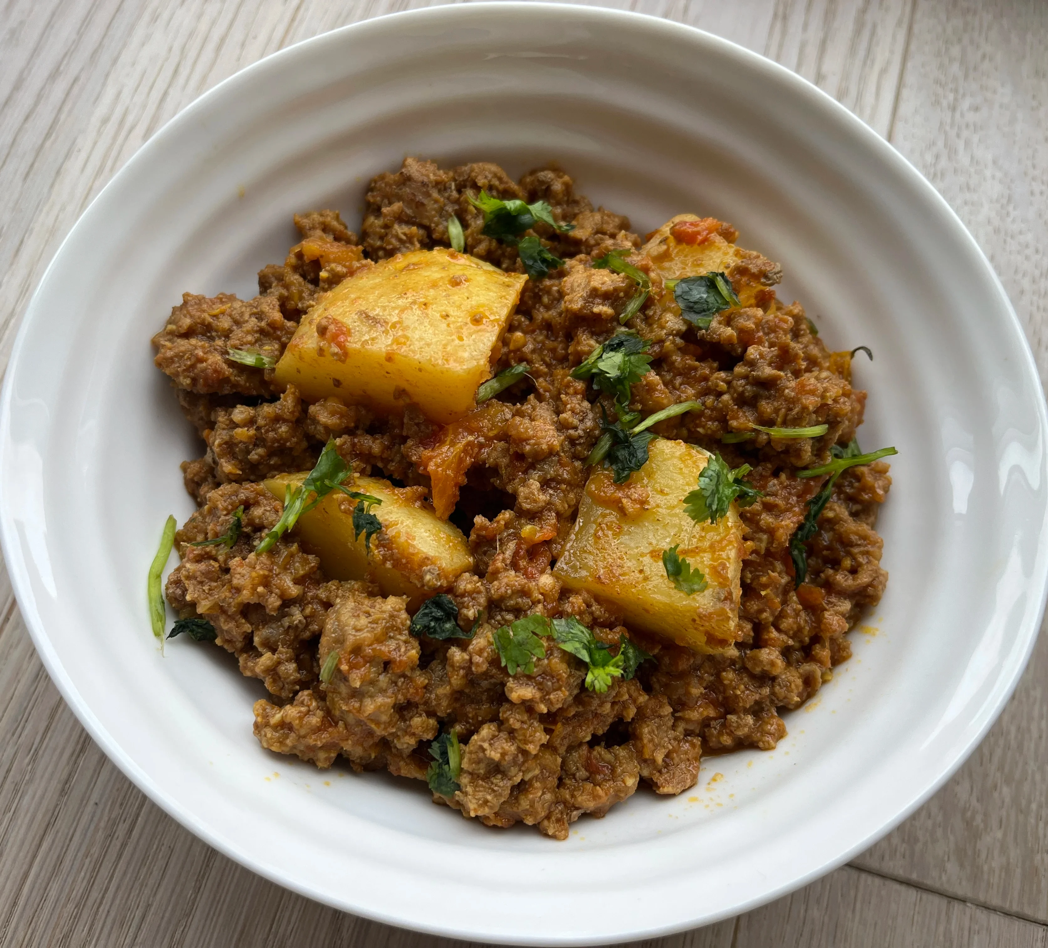 aloo-qeema